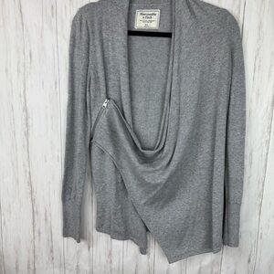 Abercrombie & Fitch Gray Sweater Cardigan NWOT